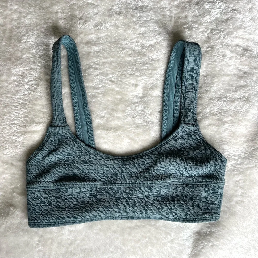 Wanderlust Textured Bikini Set Olive Size Small